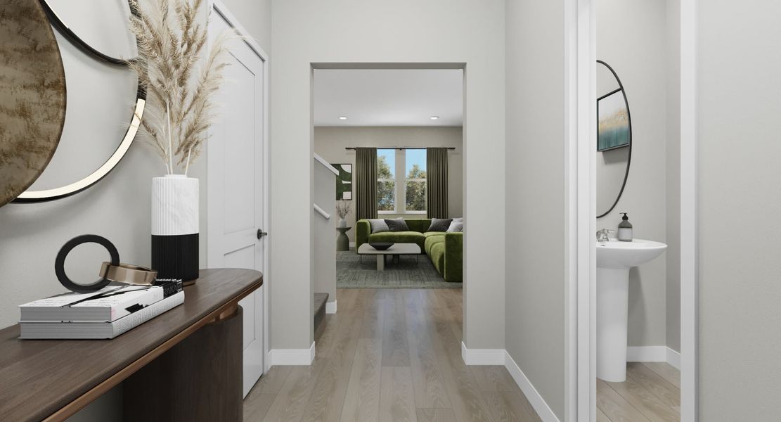 Furnished interior view inside a new home in Lake Bluff, Greeley (Image 8).