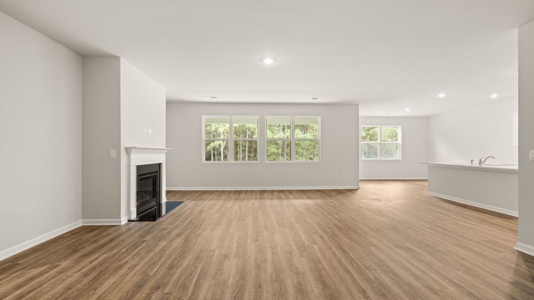 Representative unfurnished interior of a home built from the Denton by D.R. Horton in Preserve at Dove Creek, Statham (Image 15). Representative unfurnished interior of a home built from the Denton by D.R. Horton in Preserve at Dove Creek, Statham (Image 15).