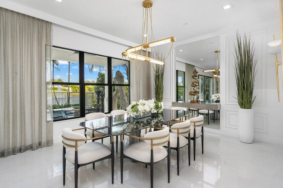 Representative furnished interior of a home built from the Celestia by GL Homes in Apex at Avenir, Palm Beach Gardens (Image 7).