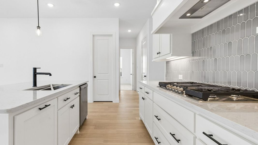 Representative furnished interior of a home built from the Chapelle III by Normandy Homes in Rainwater Crossing, Celina (Image 8).