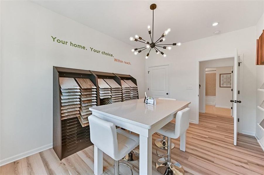 Furnished interior view inside a new home in Sagebrook, Powder Springs (Image 34).