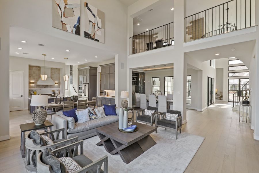 Furnished interior view inside a new home in Bridgeland 45', 50', 70', Cypress (Image 5).