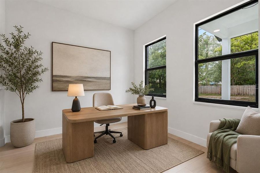 Furnished interior view inside a new home in , Tampa (Image 10).