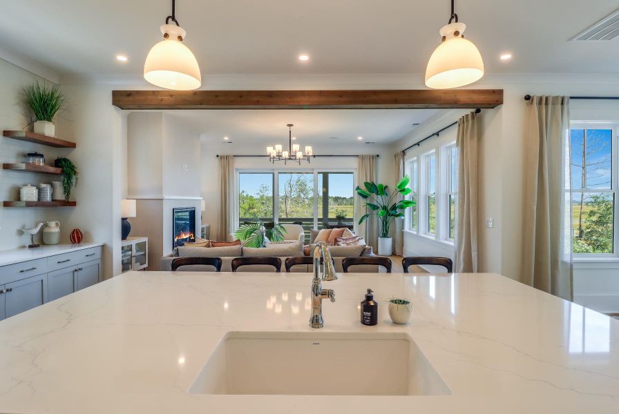 Furnished interior view inside a new home in The Preserve at Pennys Creek, Johns Island (Image 37).