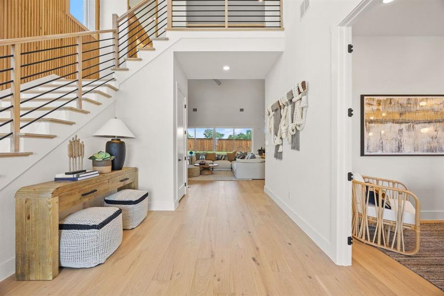 Furnished interior view inside a new home in The Arbors at Lakewood Village, Lakewood Village (Image 21). Furnished interior view inside a new home in The Arbors at Lakewood Village, Lakewood Village (Image 21).