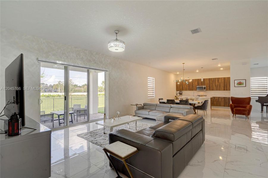 Furnished interior view inside a new home in Crescent Ridge, Davie (Image 18).