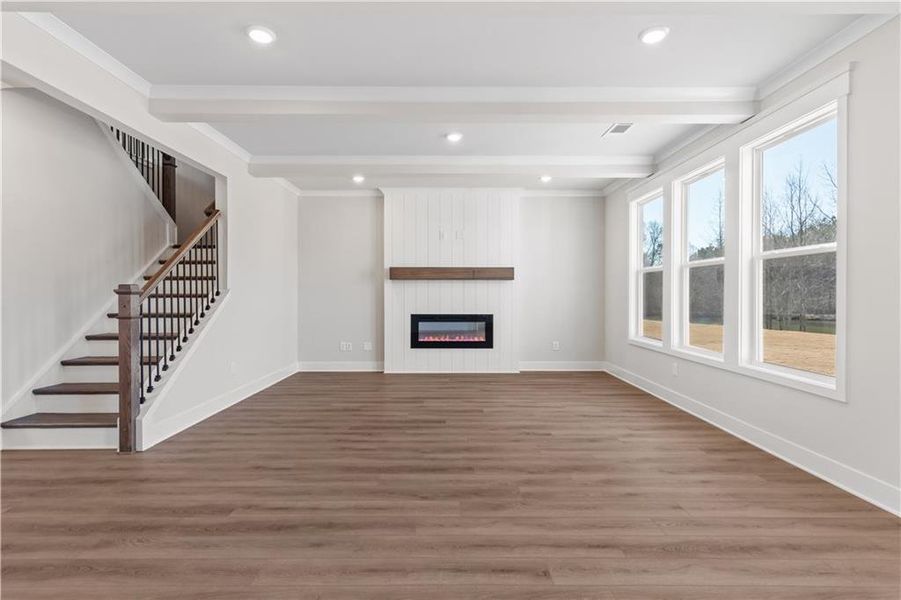 Spacious, unfurnished interior of a new home in Rosewood Lake Estates, Hoschton (Image 91).