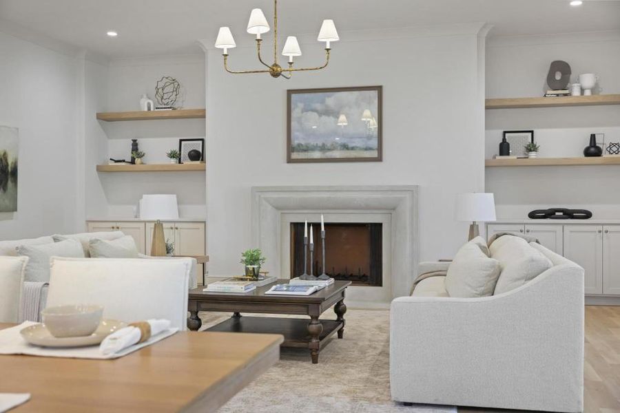 Furnished interior view inside a new home in , Atlanta (Image 46). Furnished interior view inside a new home in , Atlanta (Image 46).