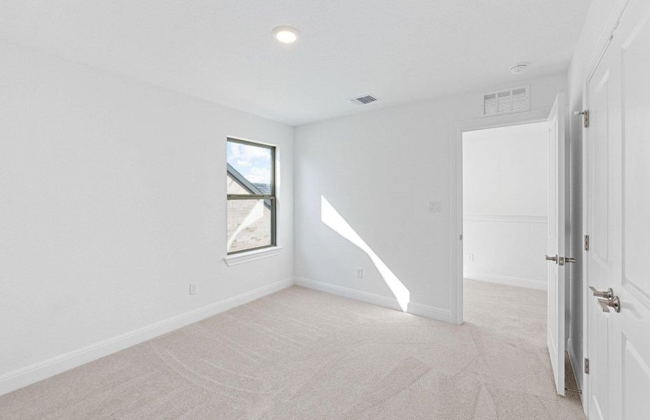 Spacious, unfurnished interior of a new home in Saddleback at Santa Rita Ranch, Liberty Hill (Image 22). Spacious, unfurnished interior of a new home in Saddleback at Santa Rita Ranch, Liberty Hill (Image 22).
