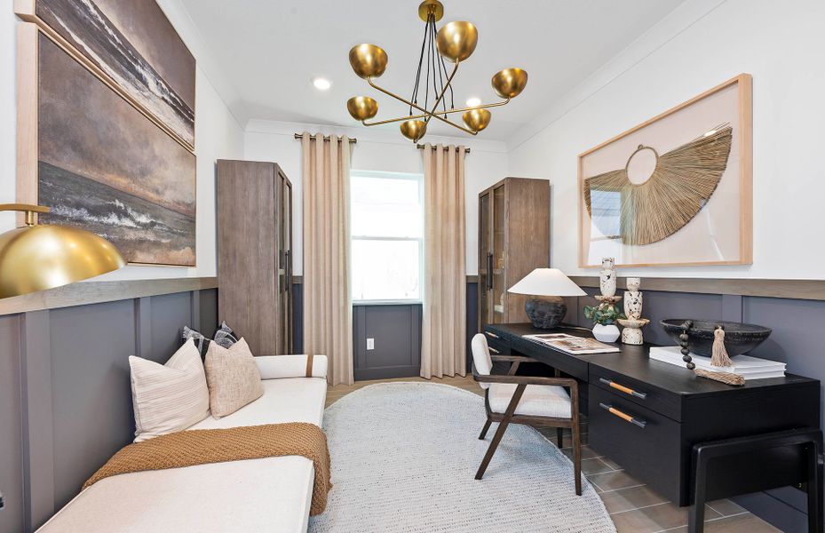 Representative furnished interior of a home built from the Mystique by Pulte Homes in Riversong, Parrish (Image 6).