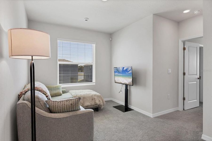 Furnished interior view inside a new home in Braden Pointe, Bradenton (Image 17). Furnished interior view inside a new home in Braden Pointe, Bradenton (Image 17).