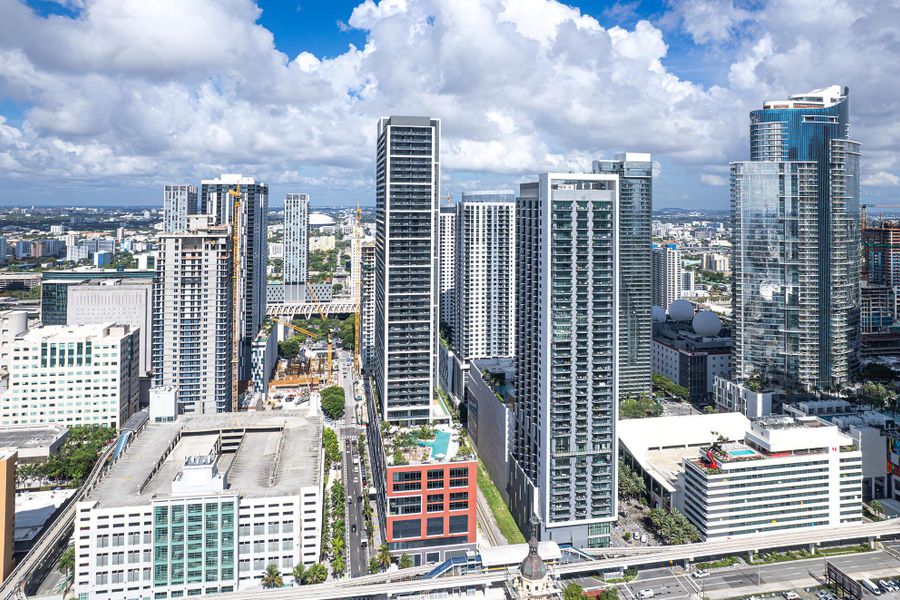 Front exterior of a new home in Gale Hotel & Residences Miami (former Natiivo), Miami, FL, highlighting curb appeal (Image 20). Front exterior of a new home in Gale Hotel & Residences Miami (former Natiivo), Miami, FL, highlighting curb appeal (Image 20).