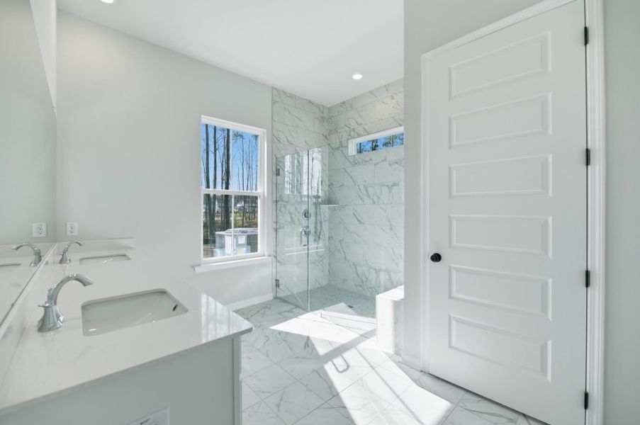 Furnished interior view inside a new home in Horizons at Summers Corner | 55+, Summerville (Image 18).