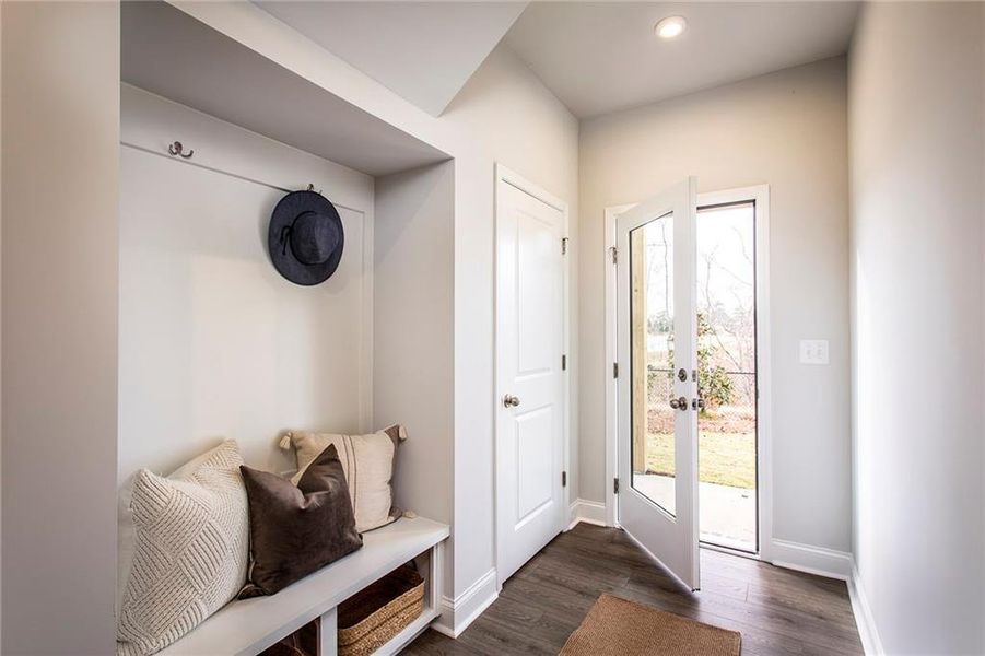 Furnished interior view inside a new home in Towne Village at Suwanee Dam, Sugar Hill (Image 13).