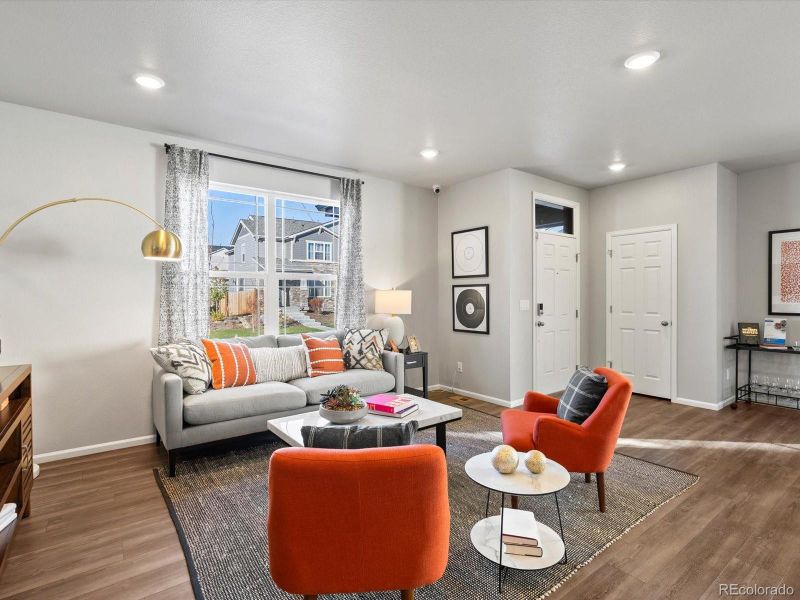 Furnished interior view inside a new home in , Aurora (Image 11).