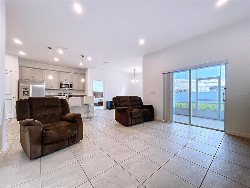 Furnished interior view inside a new home in Covered Bridge at Liberty Bluff, Haines City (Image 12).