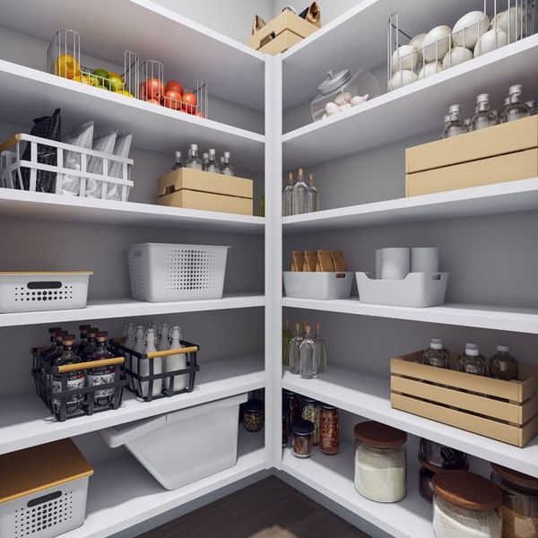 Furnished interior view inside a new home in Terrace Collection at Heritage, Dripping Springs (Image 7).