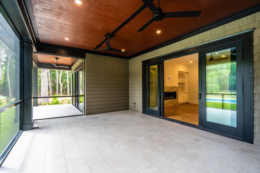 Exterior details and patio area of a home in , Johns Island (Image 53).