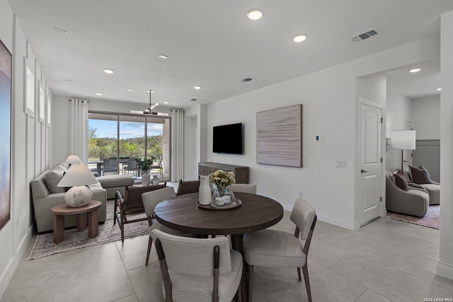 Furnished interior view inside a new home in Del Webb New Braunfels at Veramendi, New Braunfels (Image 23).