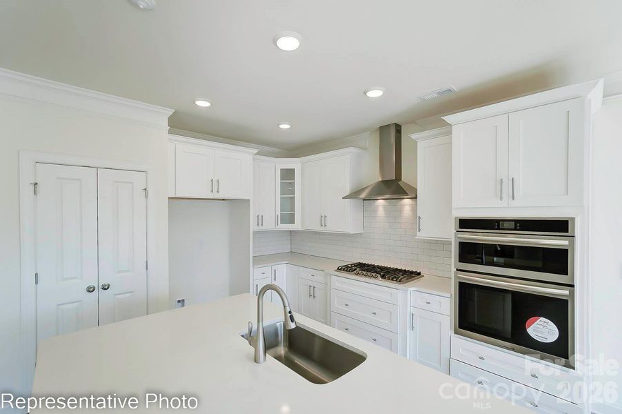 Furnished interior view inside a new home in Enclave at Riverdale, Huntersville (Image 7).