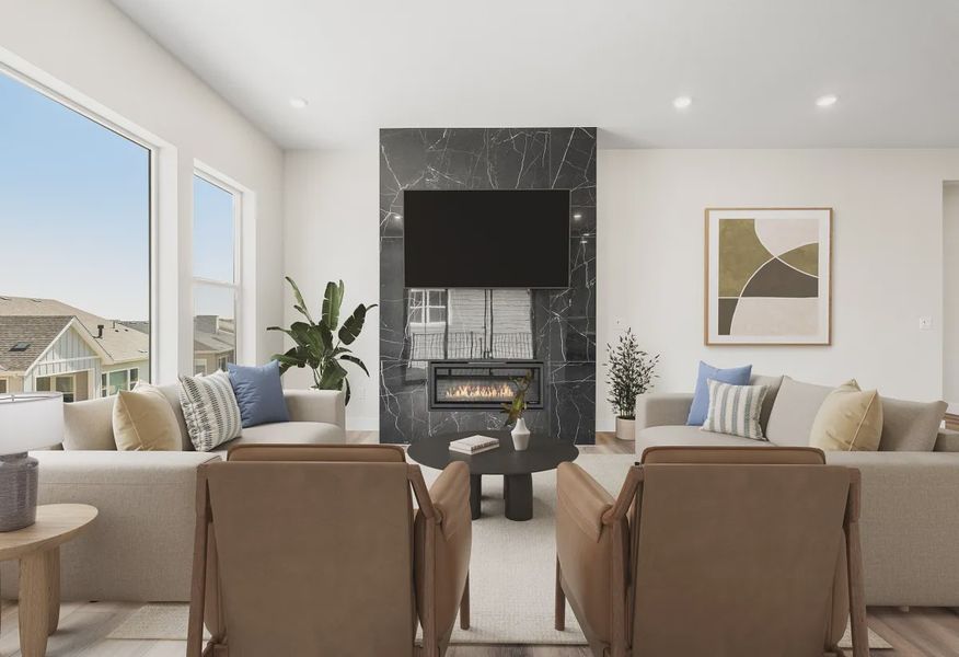 Homesite 8 Great Room - Virtually Staged - 4 of 12