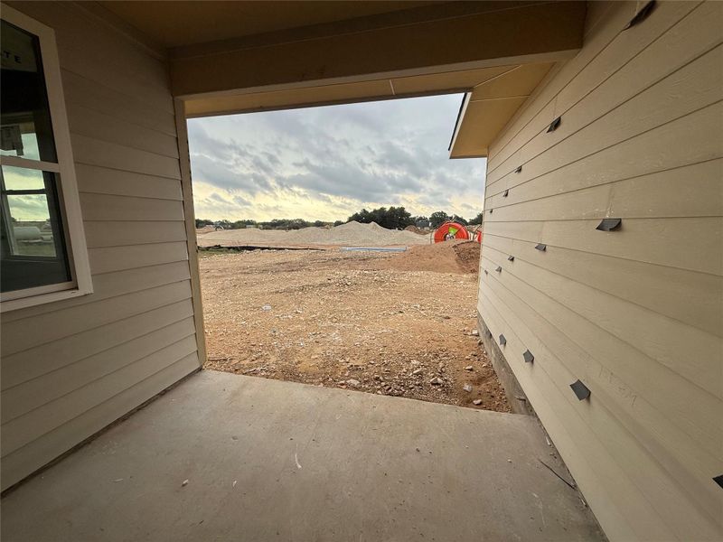 Exterior details and patio area of a home in Berry Creek Highlands, Georgetown (Image 2). Exterior details and patio area of a home in Berry Creek Highlands, Georgetown (Image 2).