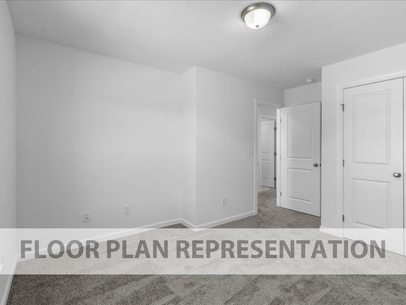 Representative unfurnished interior of a home built from the Starling by Ivey Homes in Tillery Park, Grovetown (Image 15).