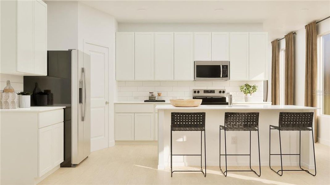 Furnished interior view inside a new home in Wellness Ridge, Clermont (Image 3).