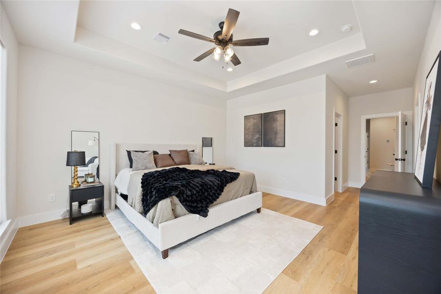 Furnished interior view inside a new home in , Houston (Image 18).