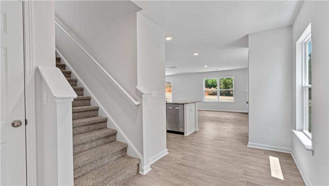 Spacious, unfurnished interior of a new home in Mableton Station, Mableton (Image 5).