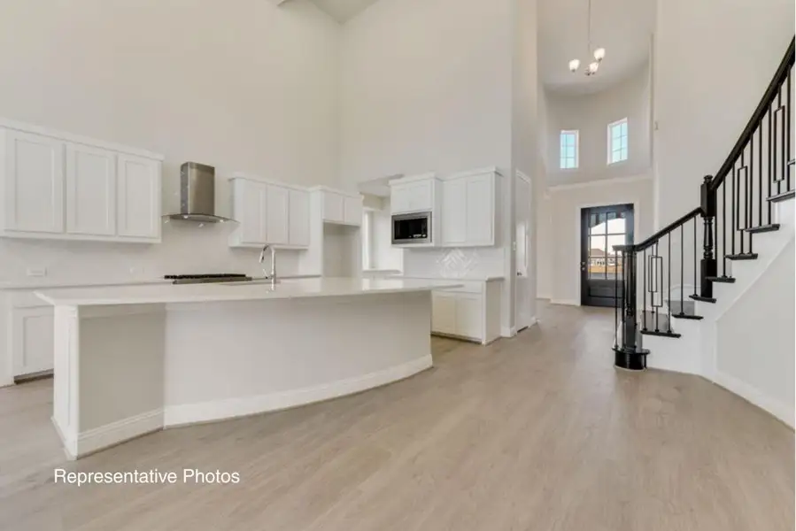 Furnished interior view inside a new home in Edgewater, Fate (Image 4).