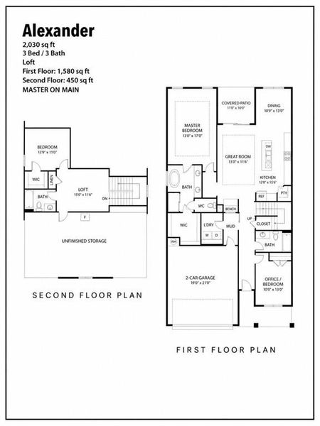 2D floor plan layout of this home in , Emerson, GA (Image 3).