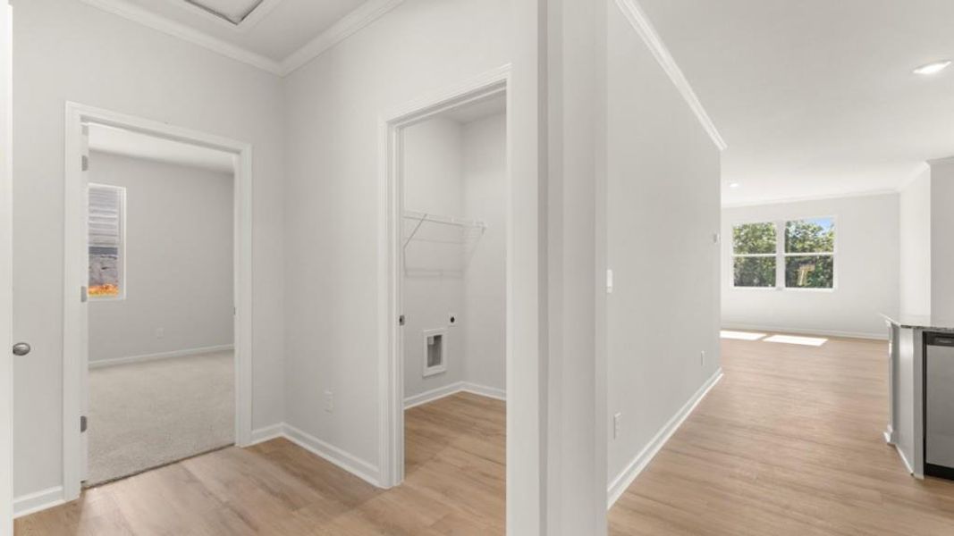 Spacious, unfurnished interior of a new home in Sheffield Highlands, Dallas (Image 15). Spacious, unfurnished interior of a new home in Sheffield Highlands, Dallas (Image 15).
