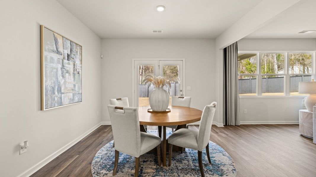Representative furnished interior of a home built from the Hayden by D.R. Horton in Jackson Landing, Jefferson (Image 8).