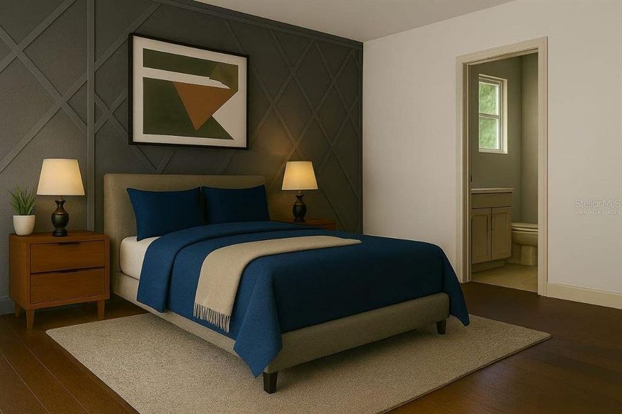 Furnished interior view inside a new home in , Deland (Image 13).