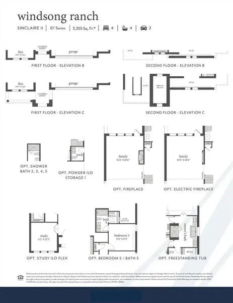 This dream home features elevation C, optional half bath, study, electric fireplace, 5th bed & bath plus so much more!