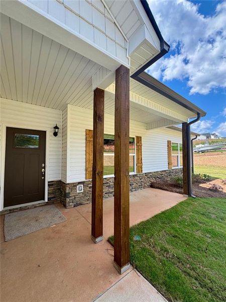 Exterior details and patio area of a home in , Eastanollee (Image 22). Exterior details and patio area of a home in , Eastanollee (Image 22).