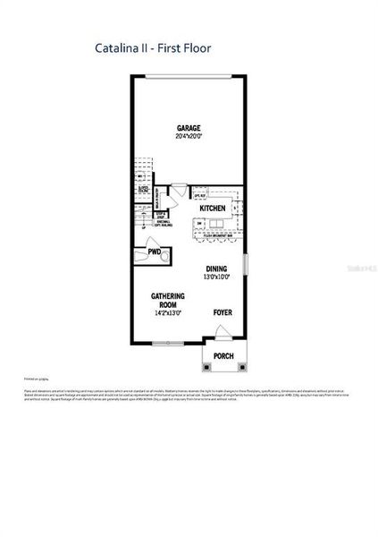 2731 Camellia Flower Floorplan