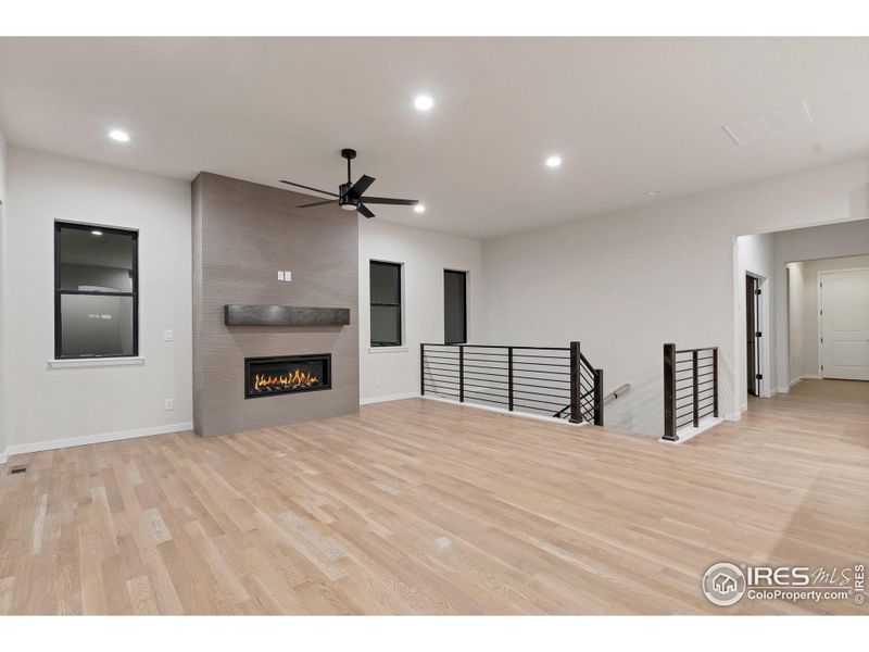 Family Room with Gas Fireplace