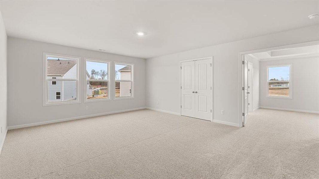 Spacious, unfurnished interior of a new home in Butner Estates, South Fulton (Image 29). Spacious, unfurnished interior of a new home in Butner Estates, South Fulton (Image 29).
