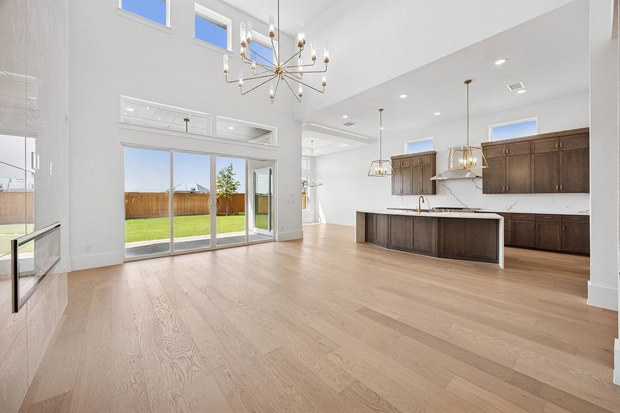 Representative unfurnished interior of a home built from the Hampton by Landon Homes in Fields - Brookside North, Frisco (Image 14). Representative unfurnished interior of a home built from the Hampton by Landon Homes in Fields - Brookside North, Frisco (Image 14).