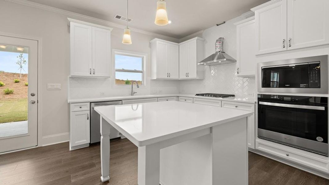 Furnished interior view inside a new home in Haven Abbey, Cumming (Image 6). Furnished interior view inside a new home in Haven Abbey, Cumming (Image 6).