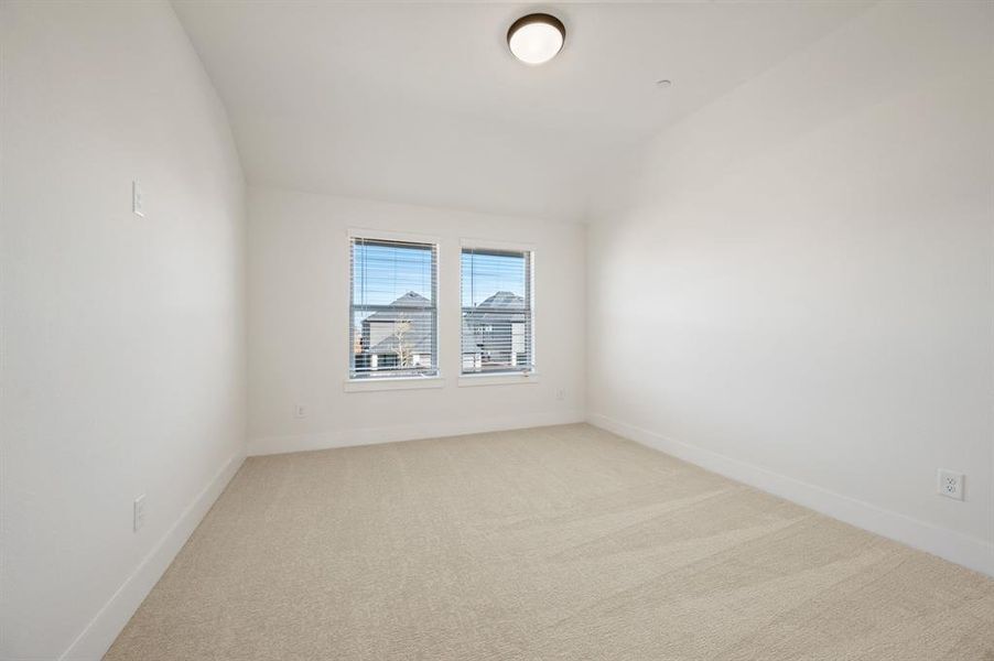 You'll find nicely sized secondary bedrooms in our Camille II plan. You'll find nicely sized secondary bedrooms in our Camille II plan.