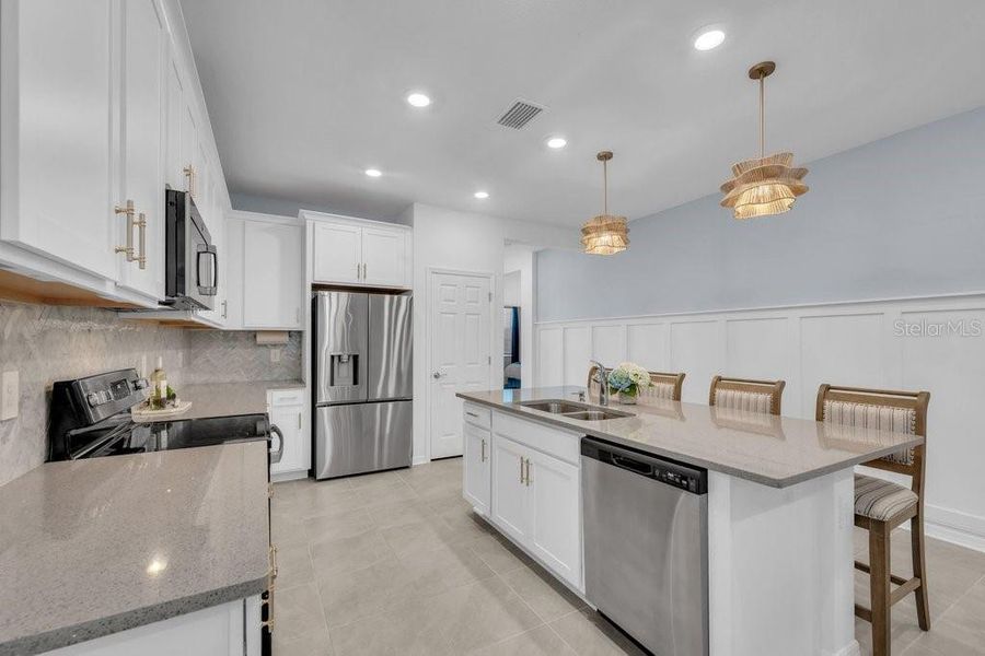 Furnished interior view inside a new home in , Sarasota (Image 30).