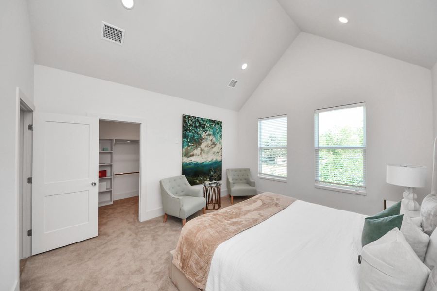 Furnished interior view inside a new home in , Houston (Image 16).