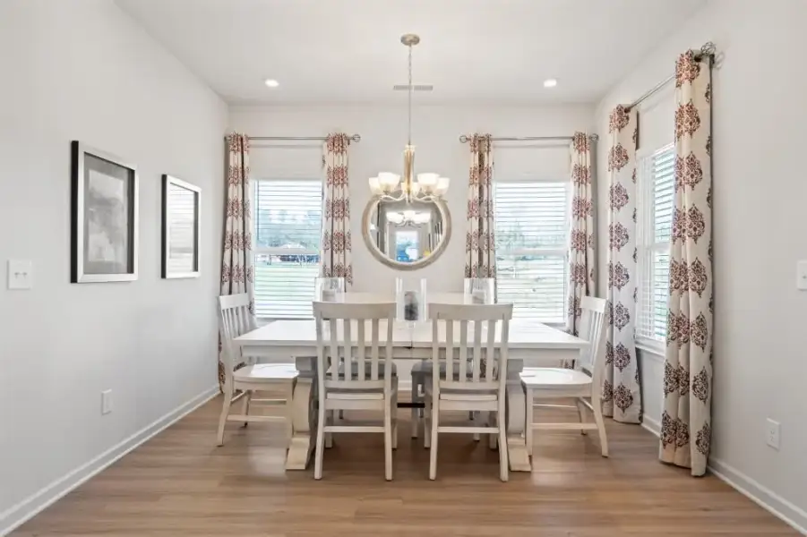 Furnished interior view inside a new home in Allen Manor, Hoschton (Image 23).