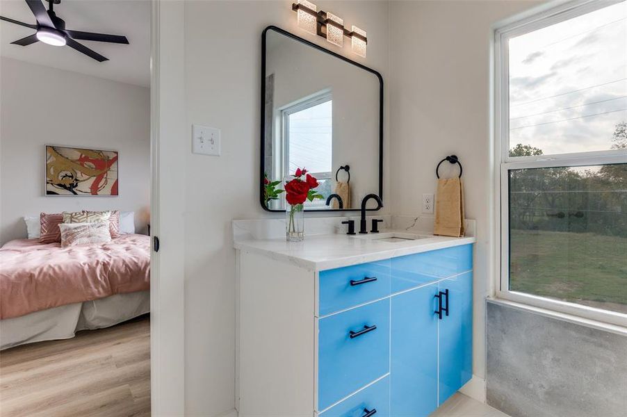 Furnished interior view inside a new home in , Dallas (Image 16).