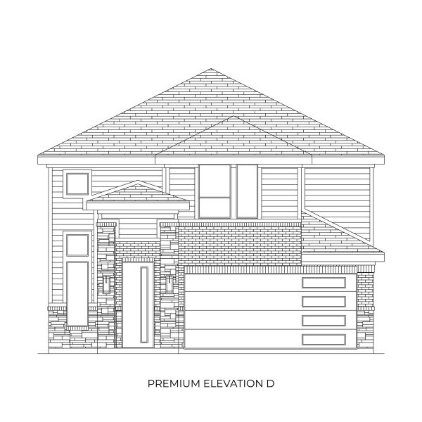 Representative rendering of the exterior for the Franklin F by First Texas Homes (Image 6). Representative rendering of the exterior for the Franklin F by First Texas Homes (Image 6).