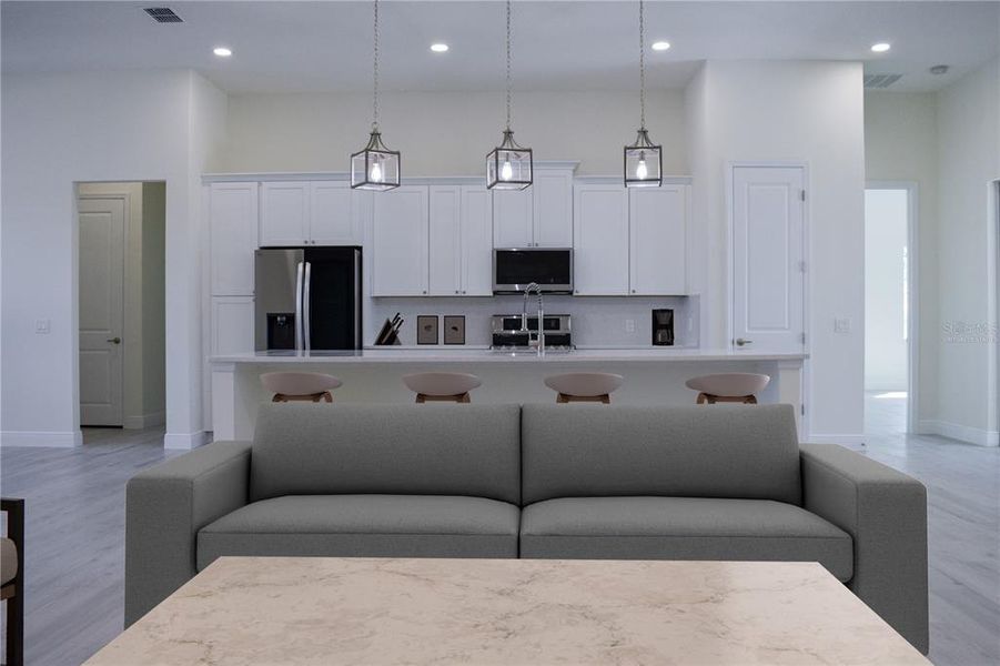 Furnished interior view inside a new home in , Lake Alfred (Image 9).