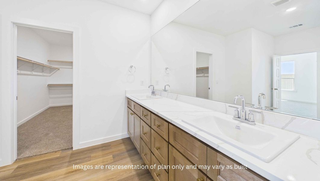 Representative furnished interior of a home built from the The Lakemont by D.R. Horton in Westmont, Lubbock (Image 5).